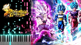 Legends Festival 2023 OST (Beast Gohan, Kaioken Blue Goku, Evo Vegeta) - DB Legends - Piano Tutorial