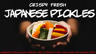 Making Japanese Pickles with Chef Saito (お漬物) - Washoku Tips