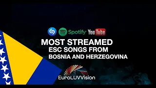 Bosnia & Herzegovina 🇧🇦 in Eurovision TOP 19 Most Streamed Songs : Shazam, YT & Spotify (1993-2016)