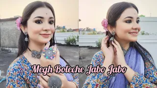 Megh Bolechhe Jabo Jabo | Rabindrasangeet | Dance Cover | BIDIPTA SHARMA | Rabindra nritya |