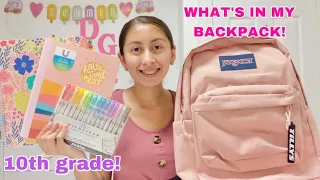 ASMR~What’s in my Backpack 2022!! (10th grade) School Supplies Haul!📚💖