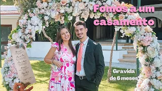 Fomos a um casamento // Grávida de 6 meses