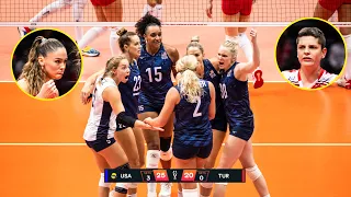 HERE'S HOW USA Volleyball Team beat Turkey in World Championship 2022 !!!