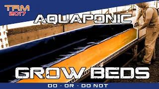 Most Inexpensive DIY, AQUAPONIC Grow Beds Part 2