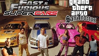 GTA PACK DE VEÍCULOS VELOZES E FURIOSOS ATUALIZADO PARA GTA SA FULL HD 1080p