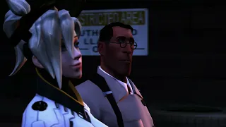 Medic and Mercy "The Lookouts" [SFM] TF2 x Overwatch