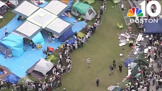 Police surround pro-Palestinian encampment at MIT