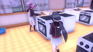 Невкусный обед. Устранение Сумико Тачибаны. Yandere Simulator 1980s Mode