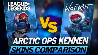 Arctic Ops Kennen Skins Comparison ( PC vs Mobile ) - Wild Rift