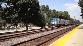Westbound Amtrak At Hinsdale