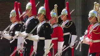 Band of the Household Cavalry head to Hyde park (Cavalry Sunday 2022)