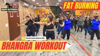 The most search workout 2024 | Bhangra Workout | Fat Burning Cardio | #fitness #bhangra #zumba