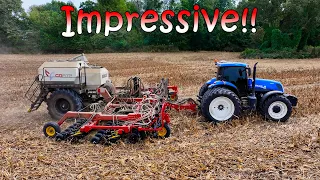 Bourgualt CD 872 Air Seeder First Run In The Field:  (9/30/23)