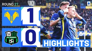 VERONA-SASSUOLO 1-0 | HIGHLIGHTS | Swiderski secures massive win for Verona | Serie A 2023/24