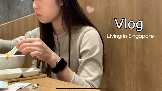 Vlog: office worker week in my life singapore | working from home and office ◡̈