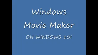 How to Get The Old Windows Movie Maker On Windows 10 (LINK IN COMMENTS)