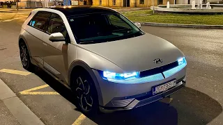 HYUNDAI IONIQ 5 2022 - NIGHT drive (AMBIENT lights, DIGITAL cockpit, electric SOUND)