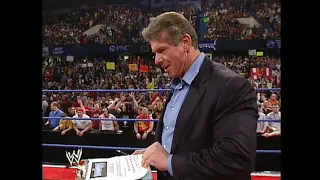 Mr. McMahon Vs Hulk Hogan contract signing! 03/20/2003