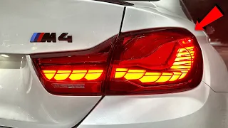 Installing OLED GTS Tail Lights On My BMW M4 F82! [DIY F80 F30 F32 F87]