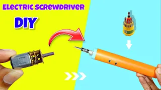 How to Make Powerful electric screwdriver || DIY- Cordless screwdriver for n20 gear motor at home