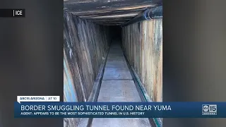 Border smuggling tunnel found near Yuma