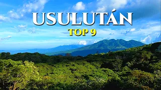 Los 9 LUGARES TURISTICOS mas VISITADOS en USULUTAN El Salvador