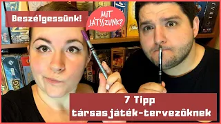 7 Tipp társasjáték tervezőknek