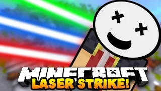 Minecraft LASER STRIKE "KILLING THE SERVER OWNER!" | w/ PrestonPlayz & Landon