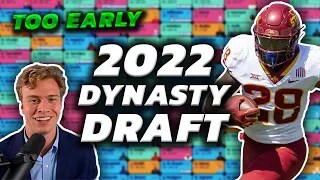 Live Dynasty Fantasy Football Draft | 2022 Dynasty Fantasy Football