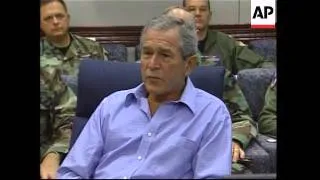 Bush arrives in Texas