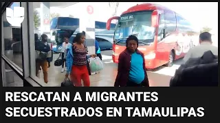 Rescatan a decenas de migrantes secuestrados: ¿Qué está pasando en los autobuses de Tamaulipas?