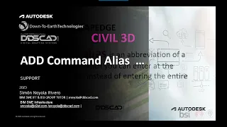 CIVIL 3D 2023 AND COMMAND ALIASES