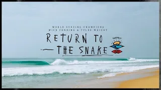 Ain't No Wave Pool, Mick Fanning and Tyler Wright return to The Snake | #TheSearch by Rip Curl