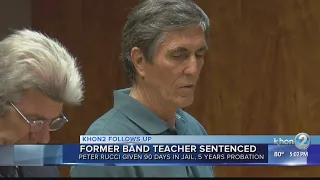 Former band teacher sentenced for sex assault