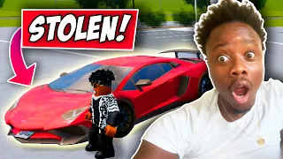 Boy STEALS DAD's LAMBORGHINI And SELL'S IT | Roblox