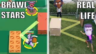 Brawl Stars Trickshots in Real Life