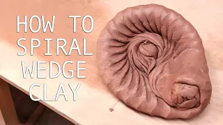 How to Spiral Wedge Clay
