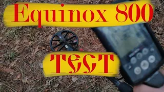 Тест на полигоне - Minelab Equinox 800 (11" DD Smart Coil)