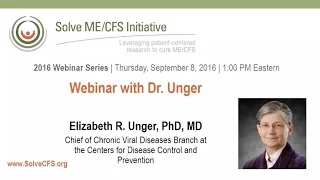 Webinar with Dr. Elizabeth Unger