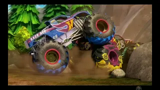 HOT WHEELS MONSTER TRUCKS CAMP CRUSH THE MOVIE