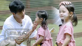 Lee Seung Gi Puts a Lot of Sunscreen on Her Face! But.. She Looks Like an Egg! [Little Forest Ep 2]