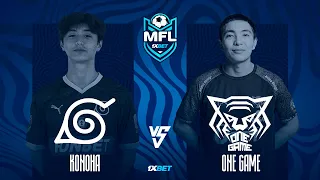 1XBET MEDIA FOOTBALL LEAGUE | KONOHA vs ONE GAME | ГРУППА Б