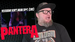 PANTERA - Yesterday Don't Mean Sh*t LIVE (First Reaction)