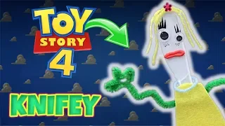 Hacemos a KNIFEY de TOY STORY 4 | La Novia de Forky (Tutorial)