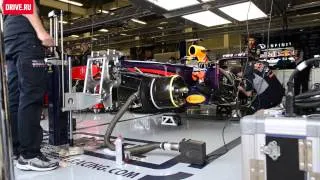 В гостях у Infiniti Red Bull на Гран-при Великобритании — За кадром