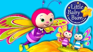 Butterfly Song | Nursery Rhymes for Babies by LittleBabyBum - ABCs and 123s