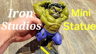 Hulk action figure, toy review: "Iron Studios" (MiniCo) statue.