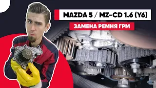 1.6 HDI DV6C - УСТРАНЕНИЕ ТЕЧИ АНТИФРИЗА В РАЙОНЕ РЕМНЯ ГРМ MAZDA MZ-CD 1.6 (Y6). ЗАМЕНА ГРМ И ПОМПЫ