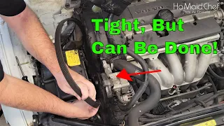 Replace a Serpentine Belt On Volvo