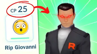 😲use 25cp pokemon for Destroy Giovanni with a single pokemon.